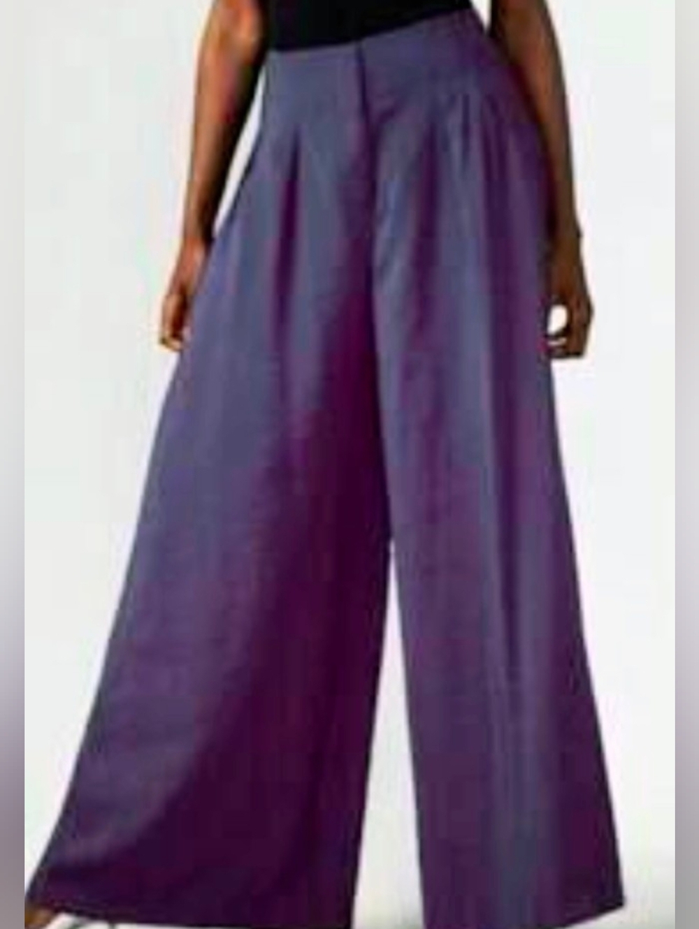 Maeve Anthropologie Wide-Leg Pants in Deep Navy